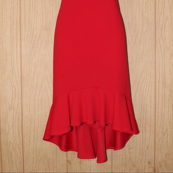 Flaming Red BLVD Cocktail Dress - Picture 2 of 3